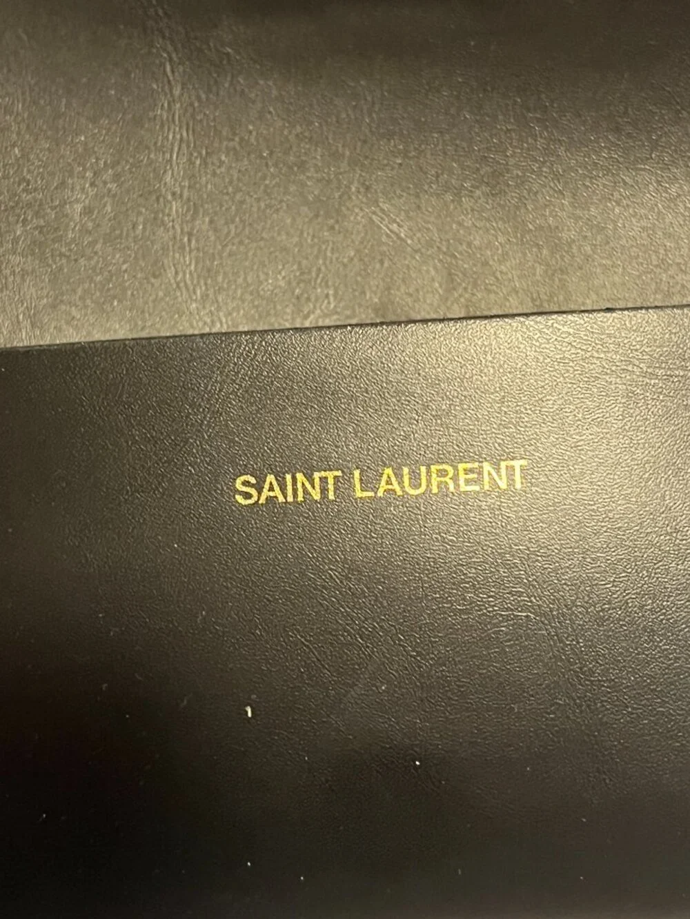 Authentic Saint Laurent Designer Sunglasses with Case Dust Cloth Tortoise Shell